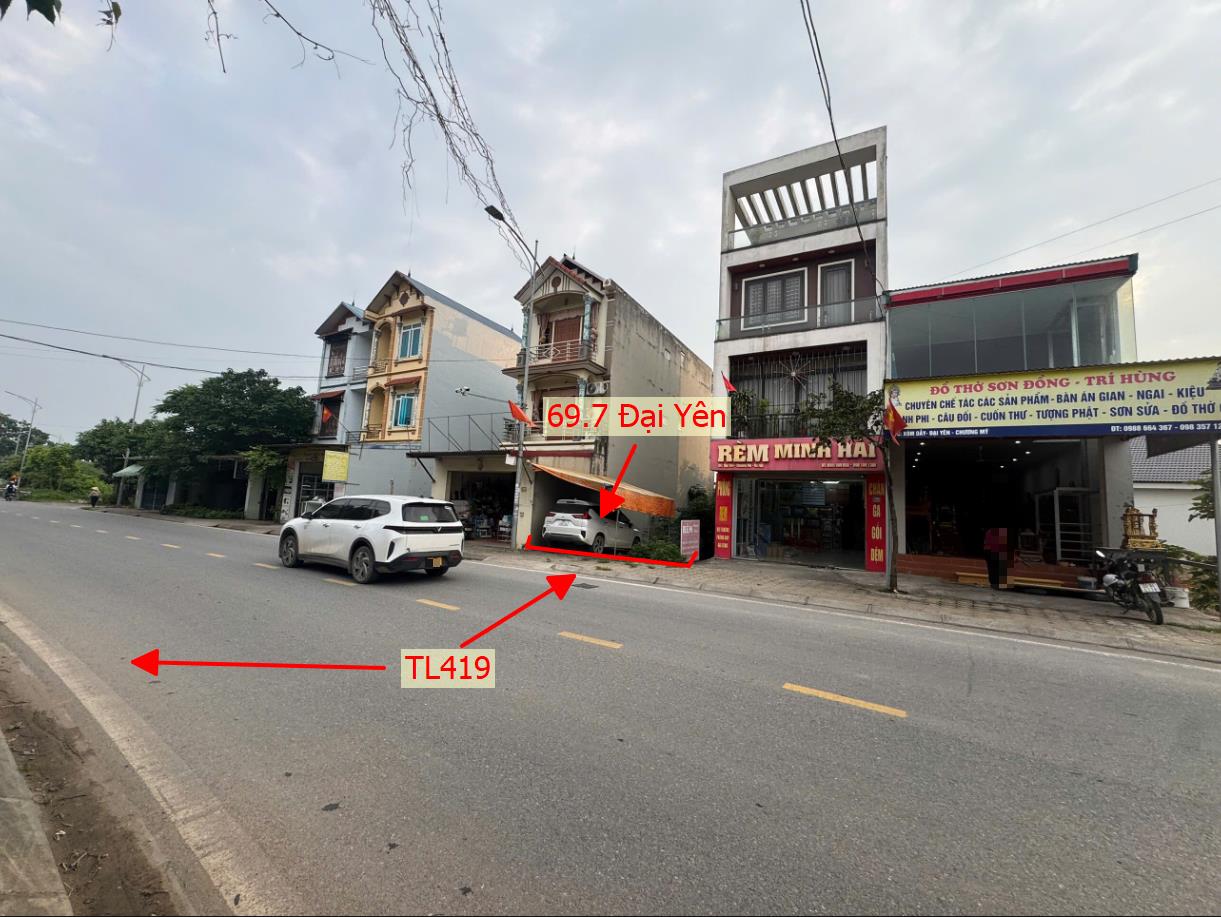 Hình ảnh Bán Đất Đại Yên Mặt Đường TL419 Buôn Bán Sầm Uất | Giáp Trung Tâm Thị Trấn Chúc Sơn 