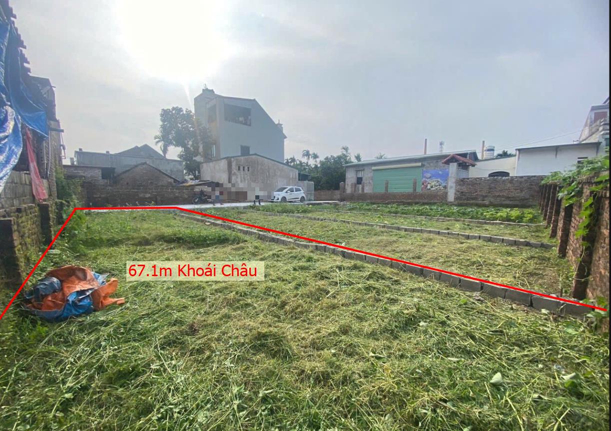 Hình ảnh Bán Lô Đất 67.1m Tại Tân Châu Khoái Châu Bám Đường Bê Tông Ô Tô Vào Tận Đất Dân Cư Đông Đúc Thân Thiện Gần Chợ Trường Học Ủy Ban Giá Đầu Tư
