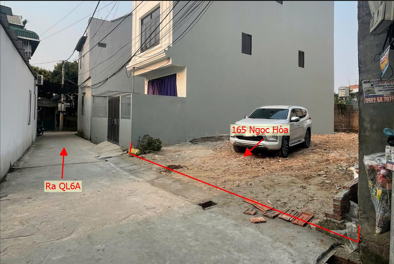 Hình ảnh Bán Đất Ngọc Hòa Full Thổ Cư Gần Trục Chính Sát QL6A Đang Mở Rộng 