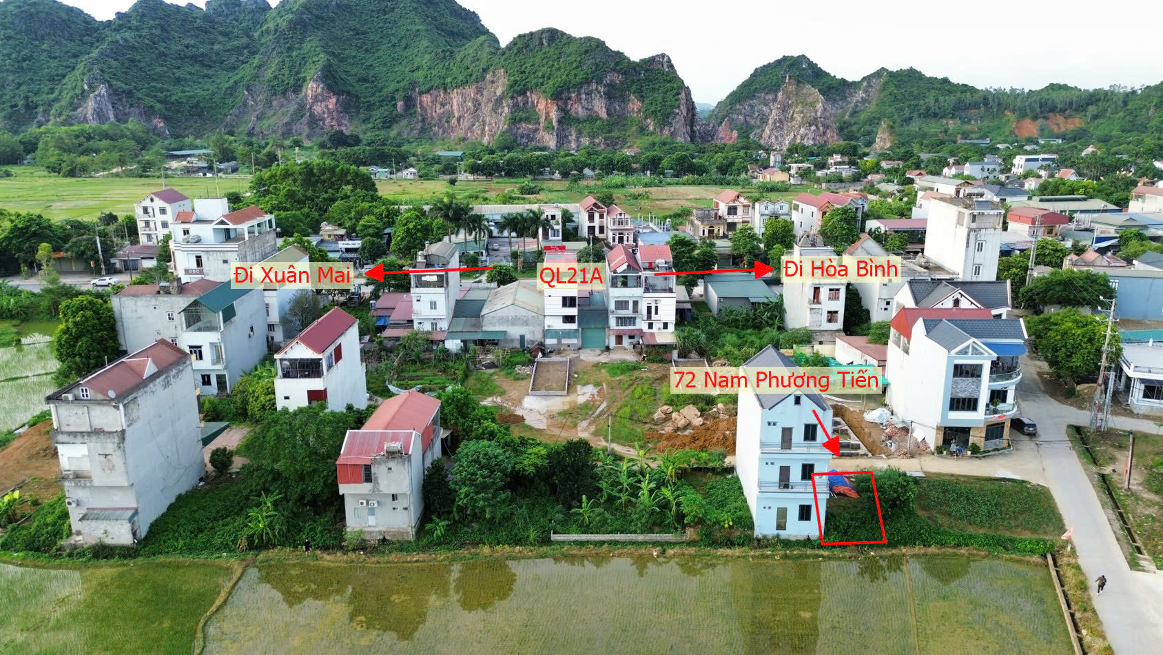 Hình ảnh Đất Đấu Giá Khu Lô 8 Chợ Cá Nam Phương Tiến Chương Mỹ Làn 2 QL21A Nằm Trong Quy Hoạch Đô Thị Vệ Tinh Xuân Mai