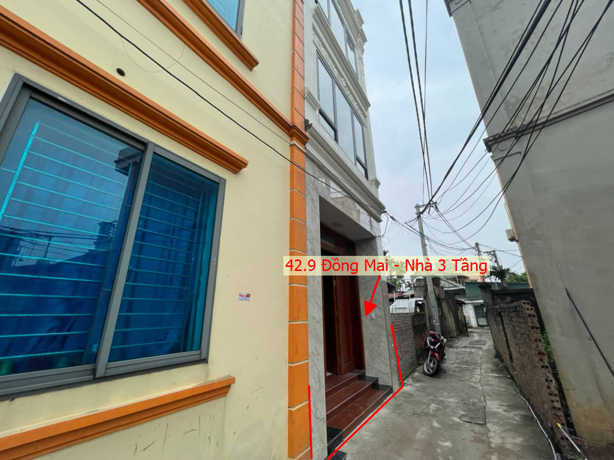 Hình ảnh Bán Nhà 3 Tầng Mới Xây Ngay Sát Trục Kinh Doanh Tại Đồng Mai Hà Đông 