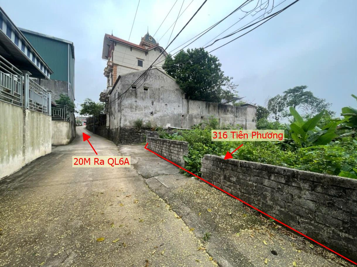 Hình ảnh Bán Đất Tiên Phương Ngay Gần QL6A  Đang Triển Khai Mở Rộng Cách KCN Phú Nghĩa Vài Bước Chân