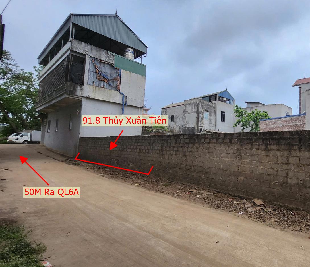 Hình ảnh Bất Động Sản Xuân Mai Bán Đất Phân L Khu Vực Thủy Xuân Tiên Đường Thông Ô Tô Cách QL6A Đang Mở Rộng Chỉ Vài Bước Chân