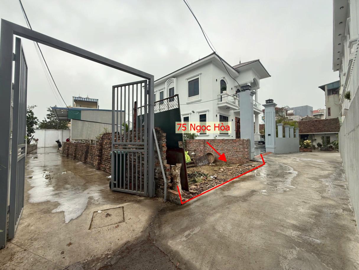 Hình ảnh Bán Thửa Đất 75m Tại Ngọc Hòa Chương Mỹ Sát Trục Kinh Doanh Ngay Cạnh Trường Học Các Cấp Của Xã 
