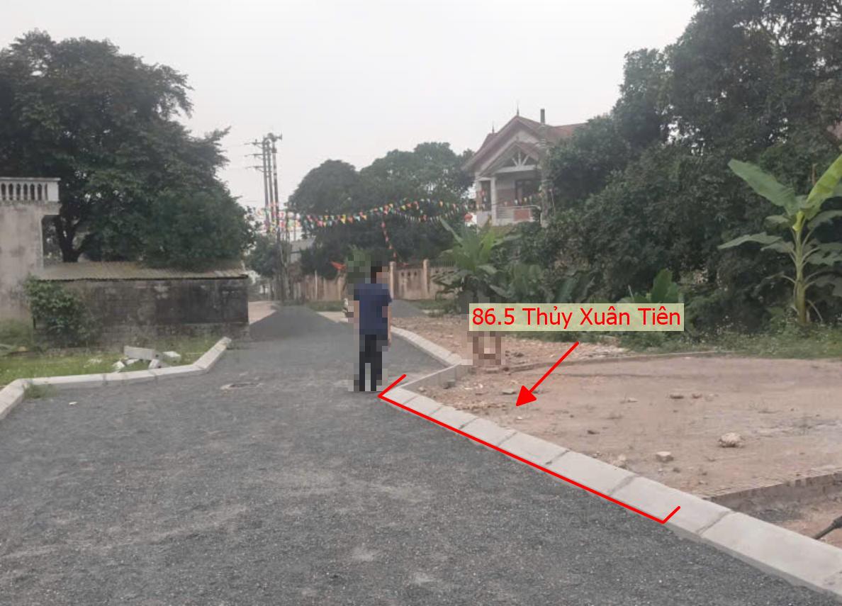 Hình ảnh Bất Động Sản Xuân Mai Bán Đất Phân Lô Khu Vực Thủy Xuân Tiên Ô Tô Đỗ Tận Sát Trục Chính Kinh Doanh Liên Xã Gần QL21A 