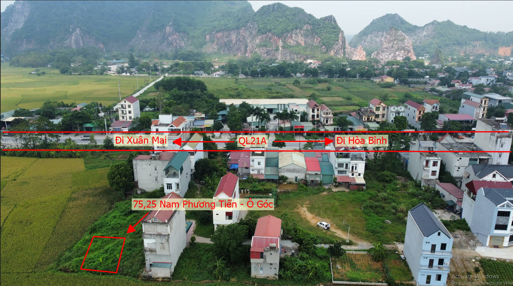 Hình ảnh Bán Lô Góc 2 Mặt Tiền Full Thổ Cư Ô Tô Vào Tận Đất Sát QL21A Tại Nam Phương Tiến 