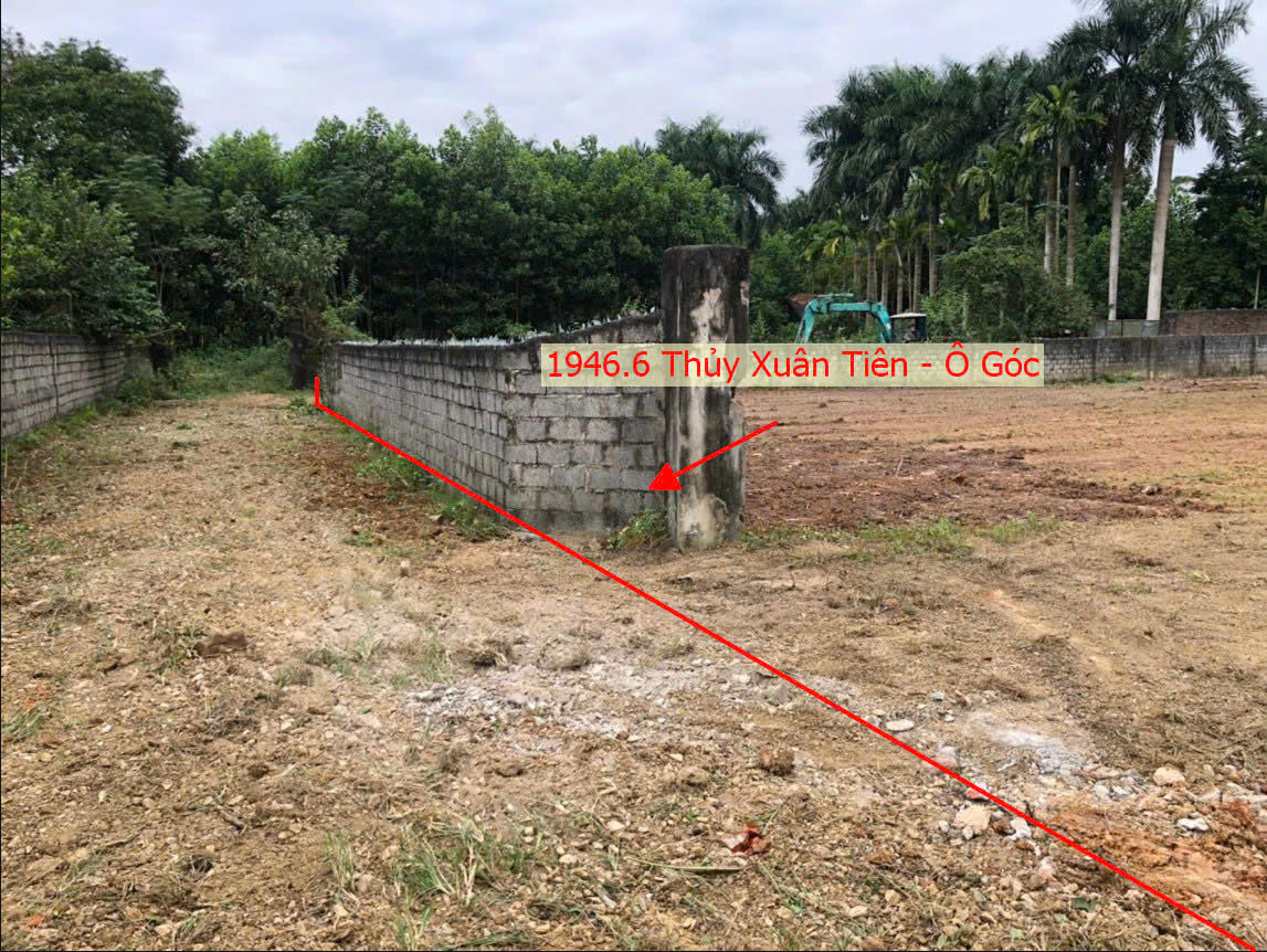 Hình ảnh Bán Lô Góc 2 Mặt Tiền 1946.6m Tại Thủy Xuân Tiên Ô Tô Đỗ Tận Đất Gần Trục Kinh Doanh Liên Xã 