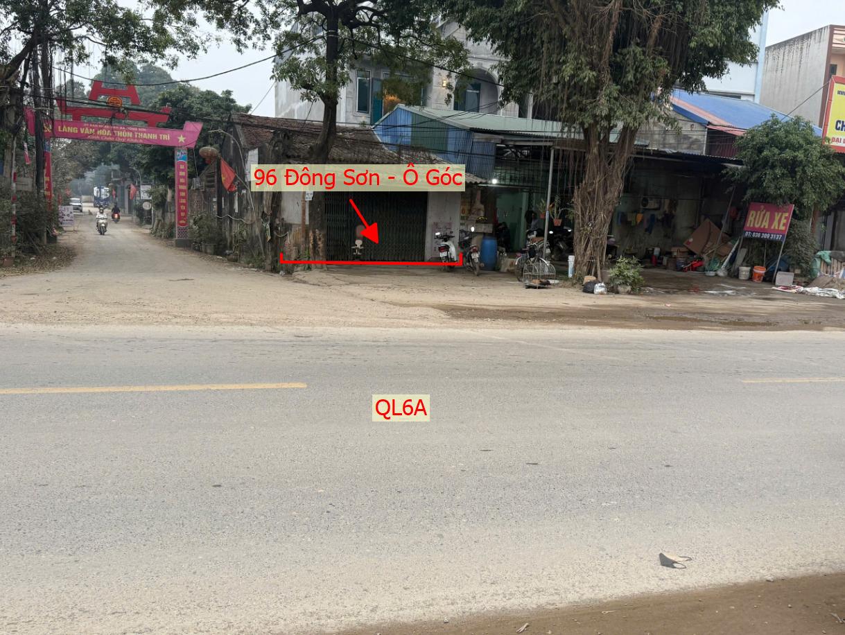 Hình ảnh Bất Động Sản Phú Nghĩa Bán Đất Khu Vực Đông Sơn Bám Mặt Đường Kinh Doanh QL6A Đang Mở Rộng Lô Góc 3 Mặt Thoáng