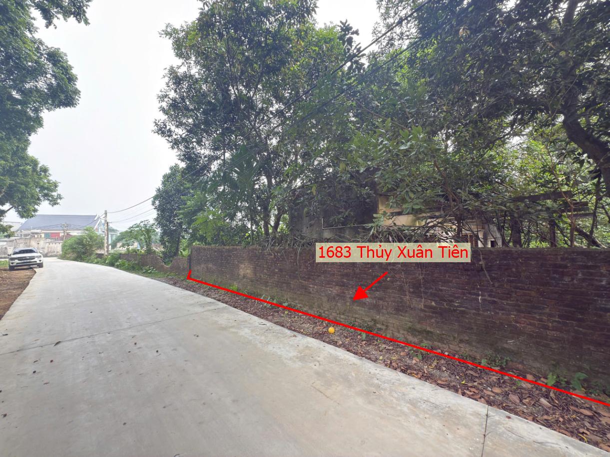 Hình ảnh Bán Thửa Đất 1683m Tại Thủy Xuân Tiên Đường Thông Ô Tô Gần Trục Chính Kinh Doanh Liên Xã