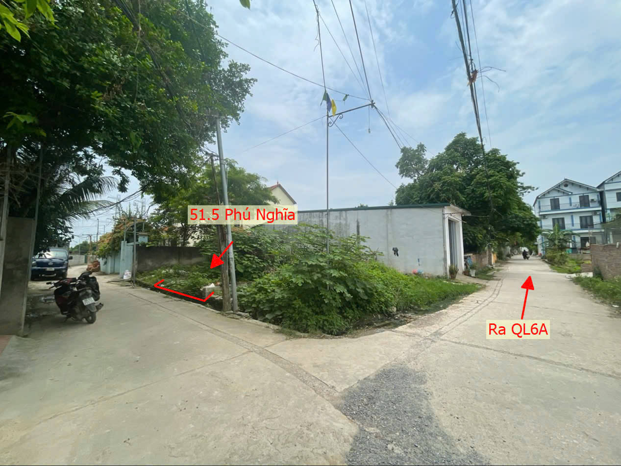 Hình ảnh Bán Đất Phú Nghĩa Sát QL6A Đang Mở Rộng Ô Tô Vào Tận Đất Ngay Trung Tâm Xã Phú Nghĩa