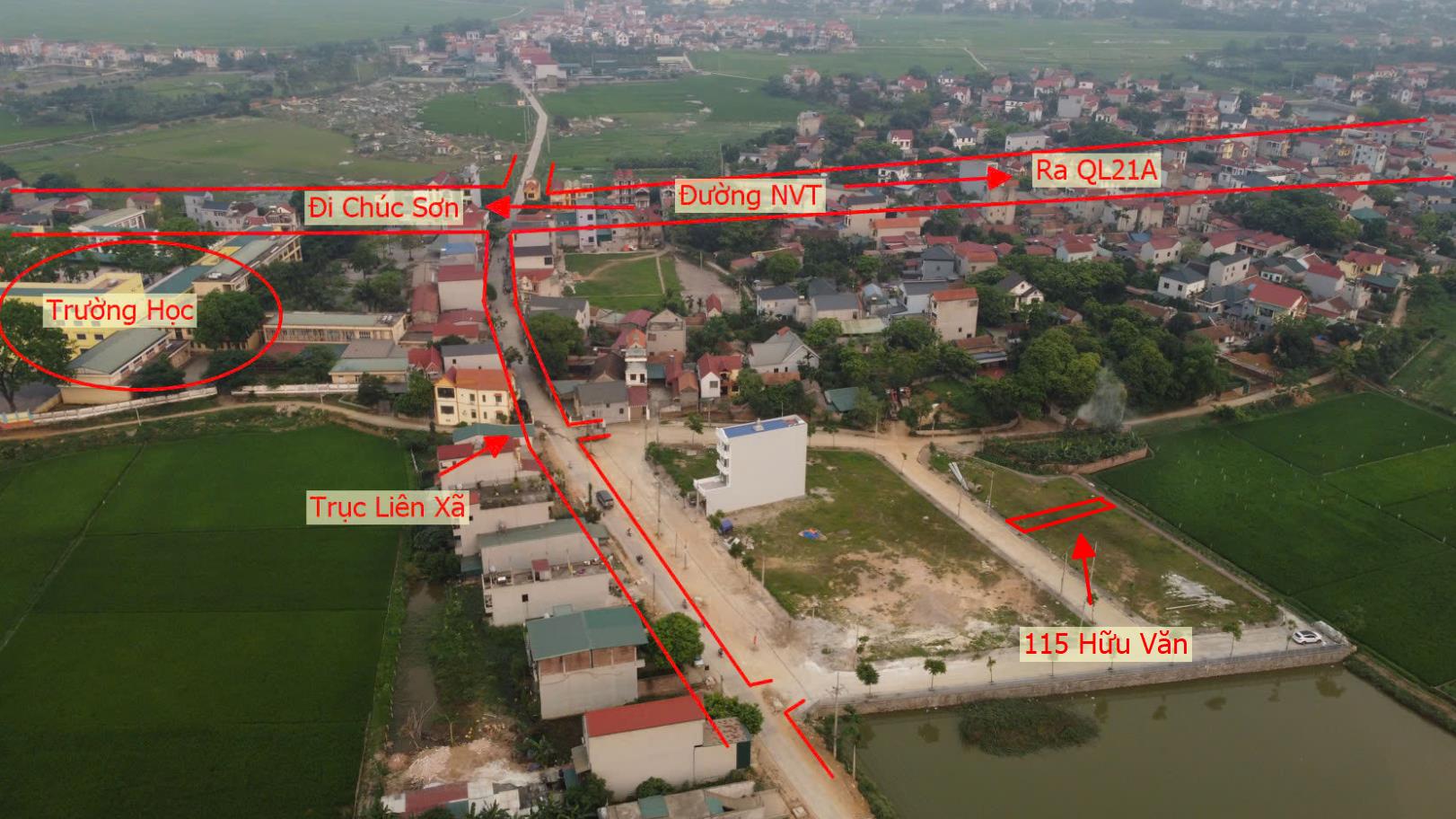 Hình ảnh Bán Đất Hữu Văn | Đất Đấu Giá Hữu Văn Chương Mỹ Sát Trục Kinh Doanh Liên Xã 