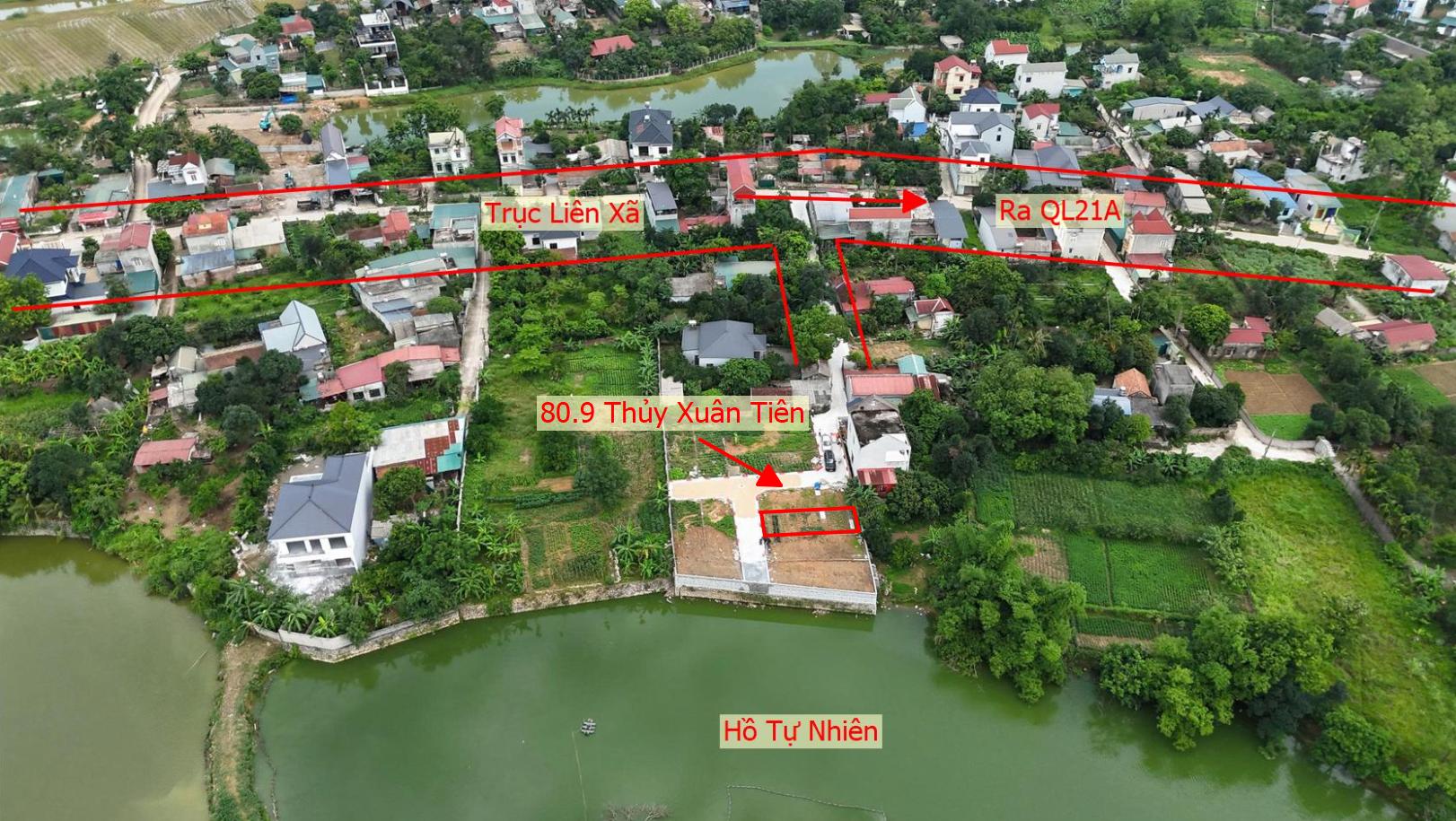 Hình ảnh Bất Động Sản Xuân Mai Bán Đất Phân Lô Khu Vực Thủy Xuân Tiên Ô Tô Đỗ Tận Đất Ngay Sát Trục Kinh Doanh Liên Xã