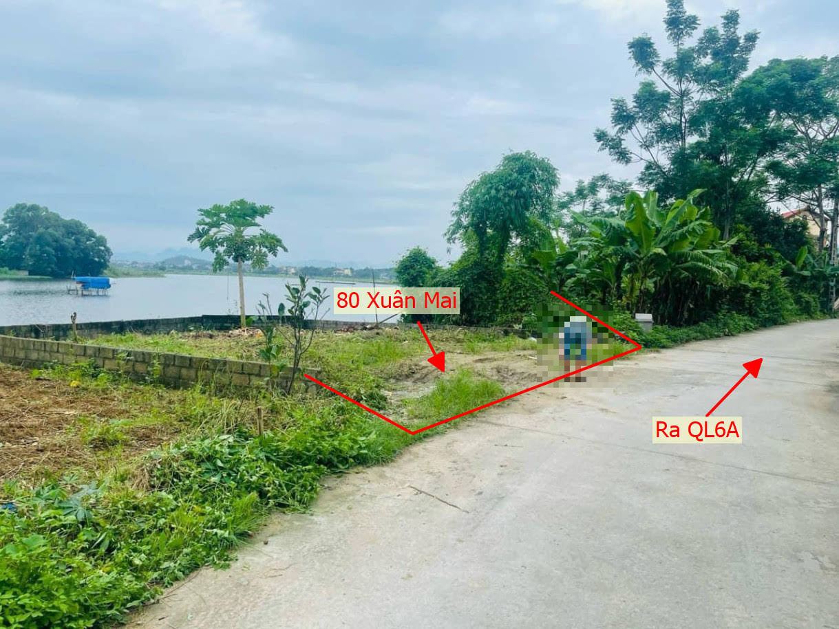 Hình ảnh Bán Đất Thị Trấn Xuân Mai Đường Ô Tô Tránh View Hồ Thoáng Mát Gần QL6A 