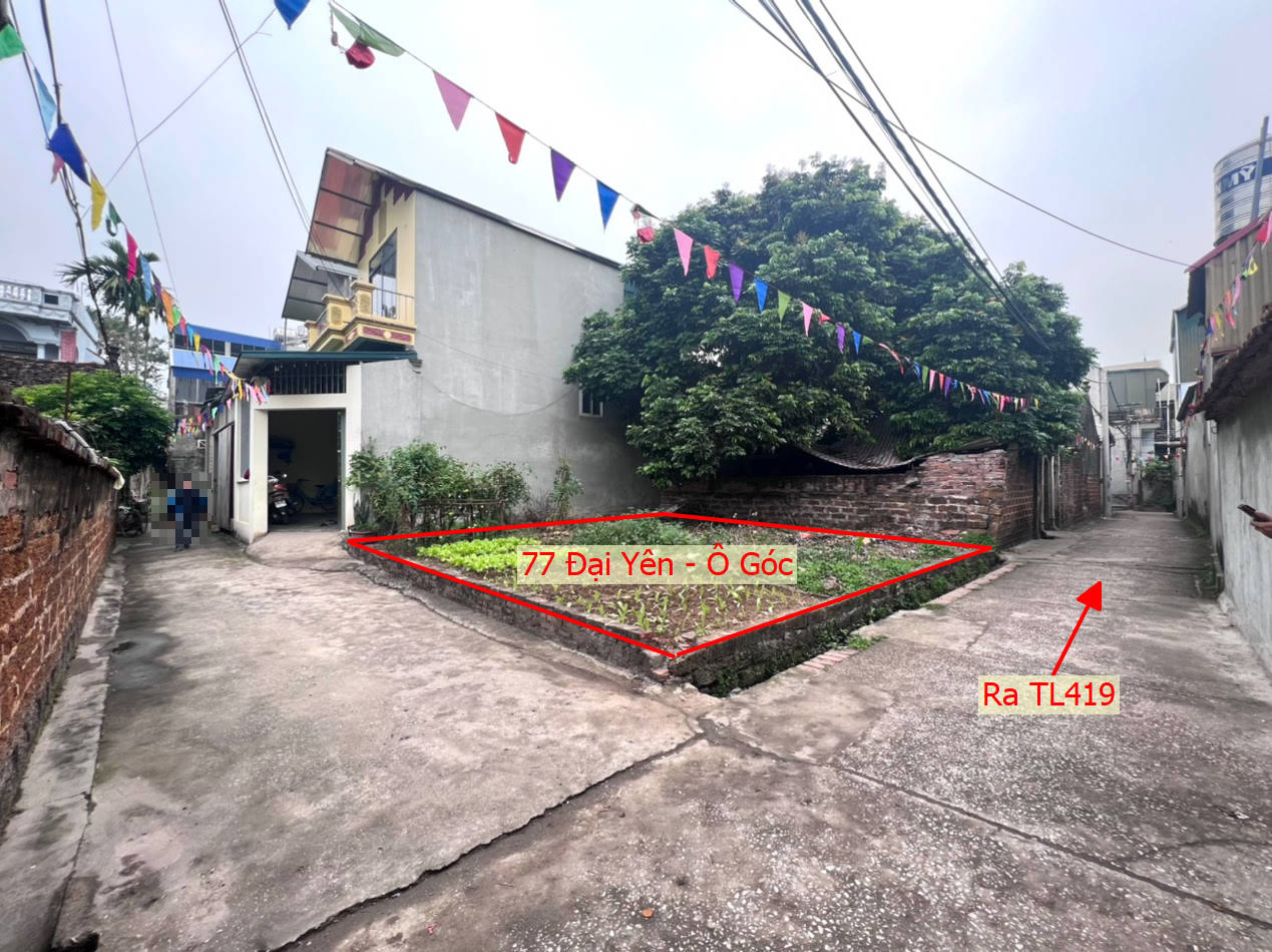 Hình ảnh Bán Lô Góc 2 Mặt Tiền Ô Tô Đỗ Cửa Thuộc Đại Yên Chương Mỹ Sát Mặt Đường Kinh Doanh TL419