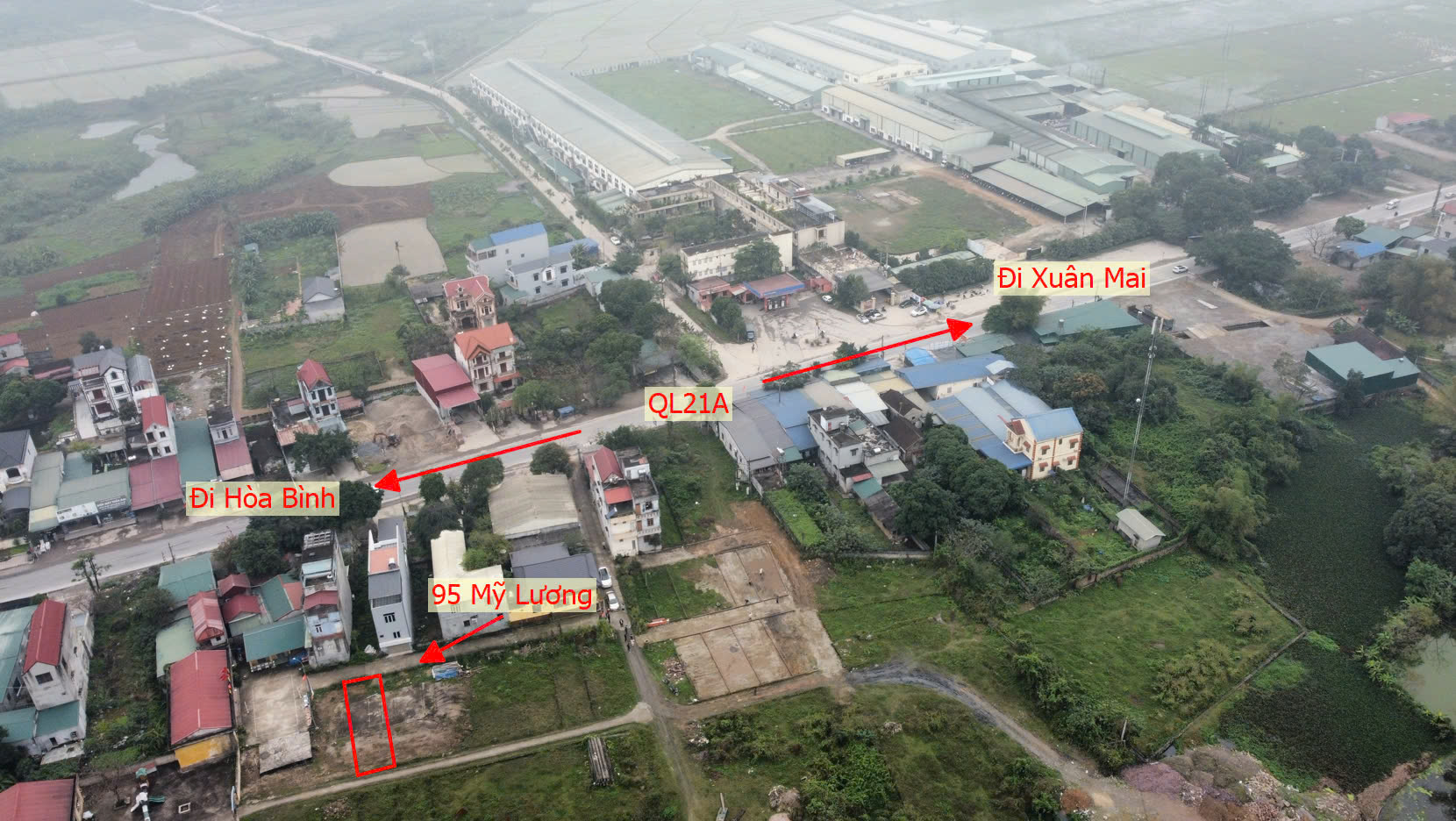 Hình ảnh Bán Đất Phân Lô Núi Sáo Mỹ Lương 95m Thuộc Làn 2 QL21A Đối Diện Bệnh Viện Nam Lương Sơn 