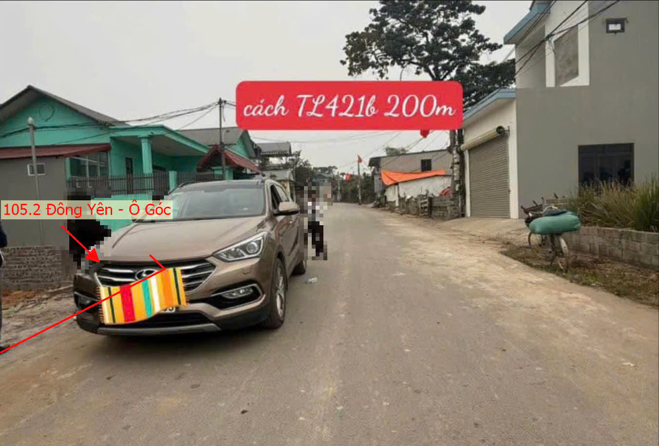 Hình ảnh Bán Lô Góc 2 Mặt Tiền Mặt Đường Kinh Doanh Ngay Sát TL412B Tại Đông Yên Quốc Oai 