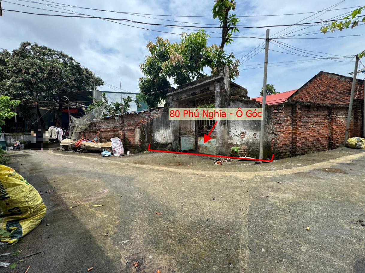 Hình ảnh Bán Lô Góc 2 Mặt Thoáng 80m Full Thổ Cư Tại Phú Nghĩa Ô Tô Đỗ Tận Đất Gần KCN Phú Nghĩa , QL6A 