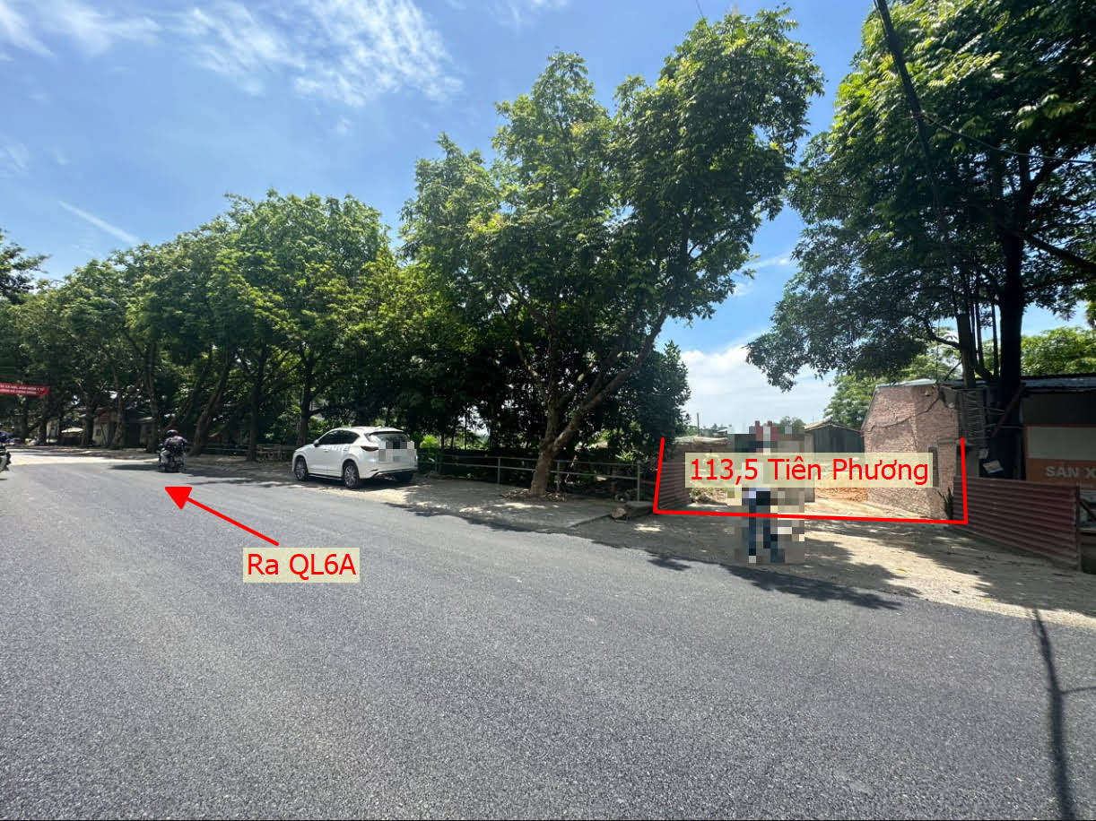 Hình ảnh Bán Thửa Đất 113.5m Tại Tiên Phương Mặt Đường Kinh Doanh TL419 Sát QL6A Đang Mở Rộng