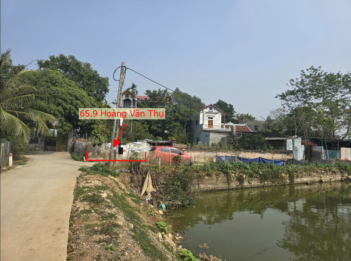 Hình ảnh Đất Phân Lô 65.9M2 Tại Hoàng Văn Thụ Ô Tô Đỗ Tận Đất Ngay Gần Trung Tâm Hành Chính Xã 