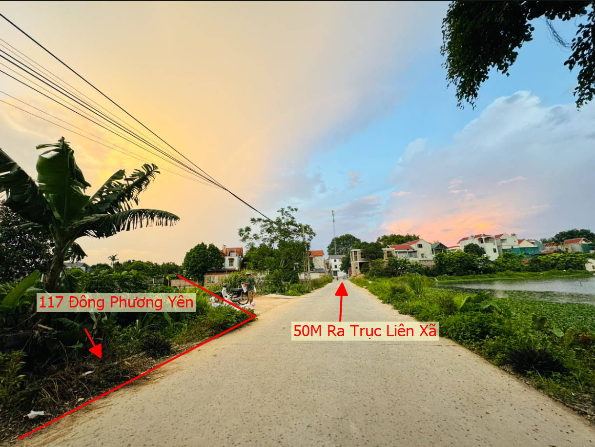 Hình ảnh Bán Đất Đông Phương Yên Ô Tô Vào Tận Đất Mặt View Hồ Sát Trục Kinh Doanh Liên Xã 