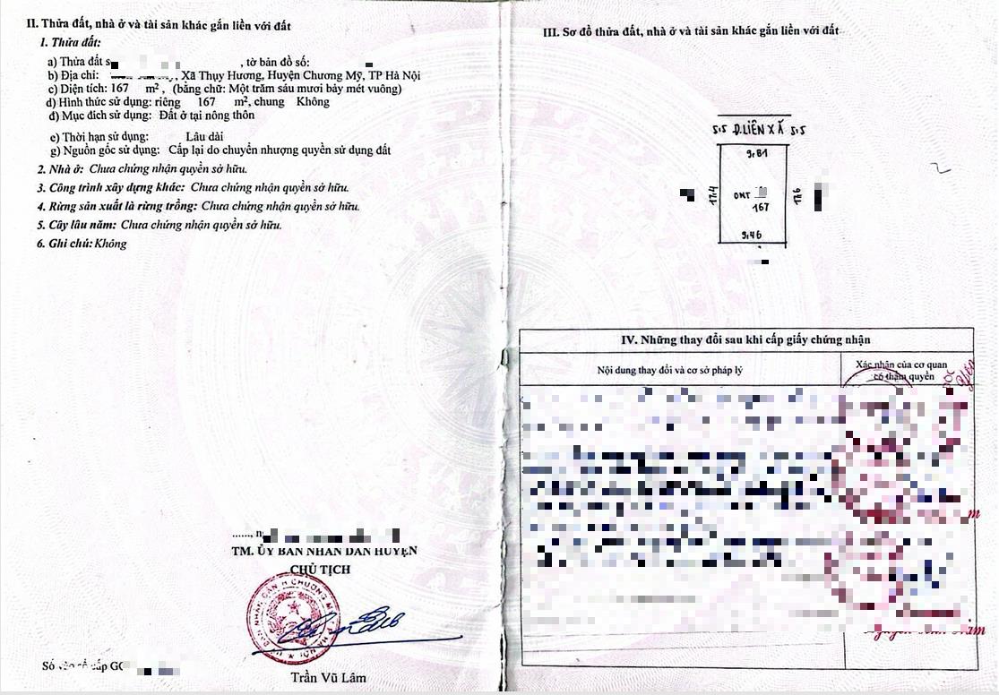 Hình ảnh Bán Đất Full Thổ Cư 167m Tại Thụy Hương Ngay Gần Trục Chính Kinh Doanh Giá Chỉ Vài Tỷ