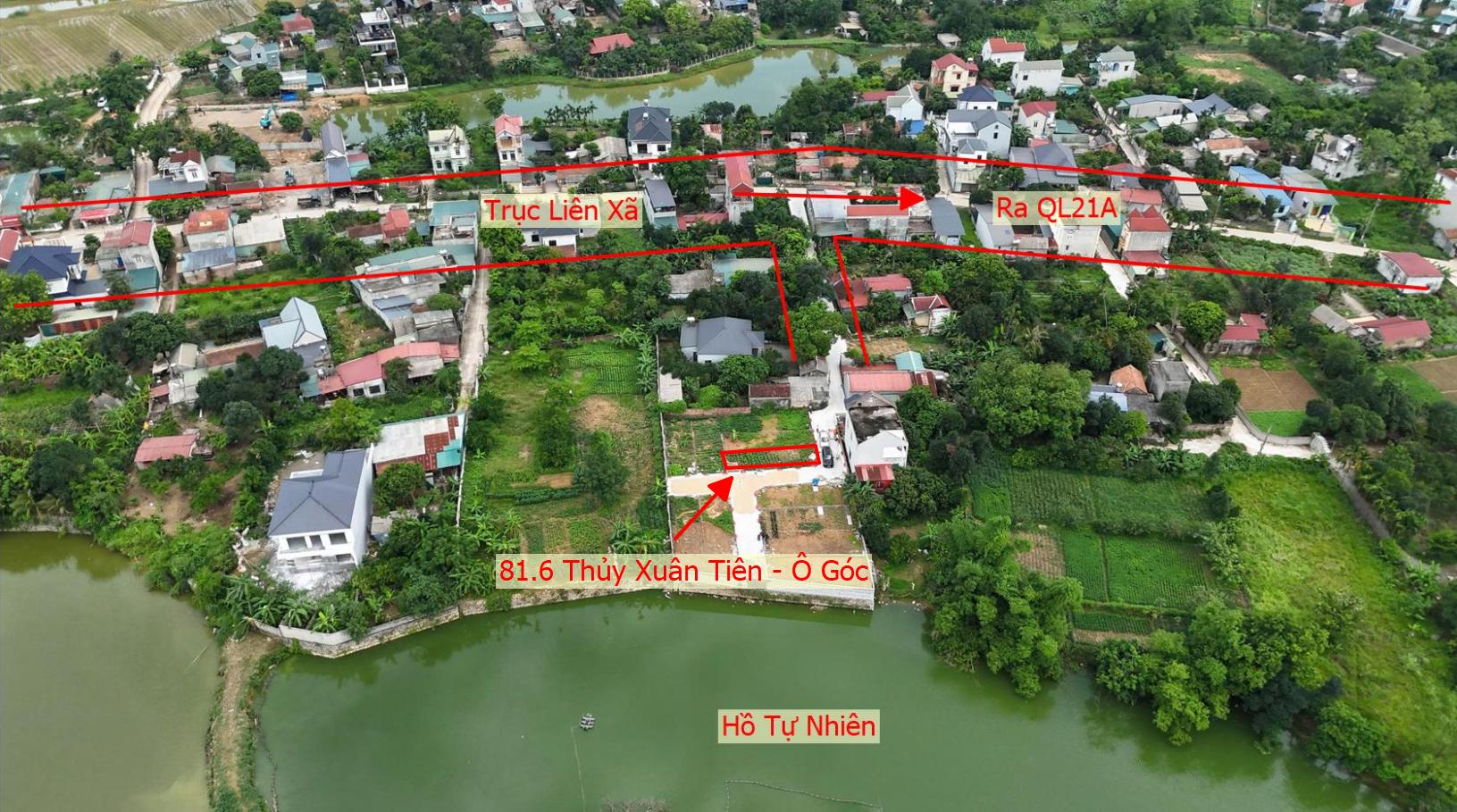 Hình ảnh Bất Động Sản Xuân Mai Bán Đất Phân Lô Khu Vực Thủy Xuân Tiên Ô Tô Đỗ Tận Đất Ngay Sát Trục Kinh Doanh Liên Xã