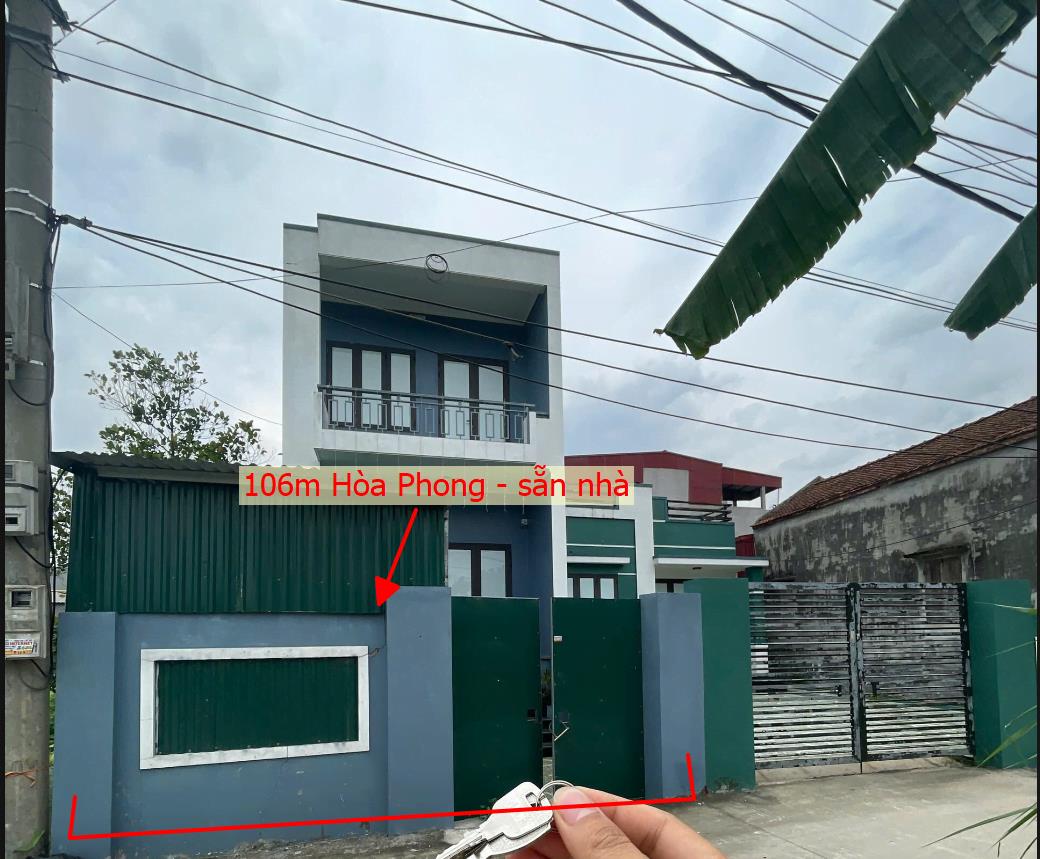 Hình ảnh Bán Lô Đất 106m Tại Hòa Phong Mỹ Hòa Bám Đường Bê Tông Ô Tô Vào Tận Đất Sẵn Nhà 2 Tầng ĐẦy Đủ Tiện Nghi Giá Đầu Tư