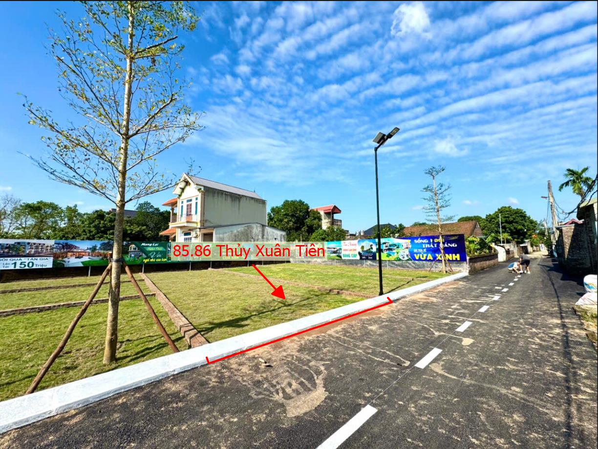 Hình ảnh Bán Đất Phân Lô Thủy Xuân Tiên Ô Tô Vào Tận Đất Sát Trục Chính Kinh Doanh Liên Xã Ngay Gần QL21A