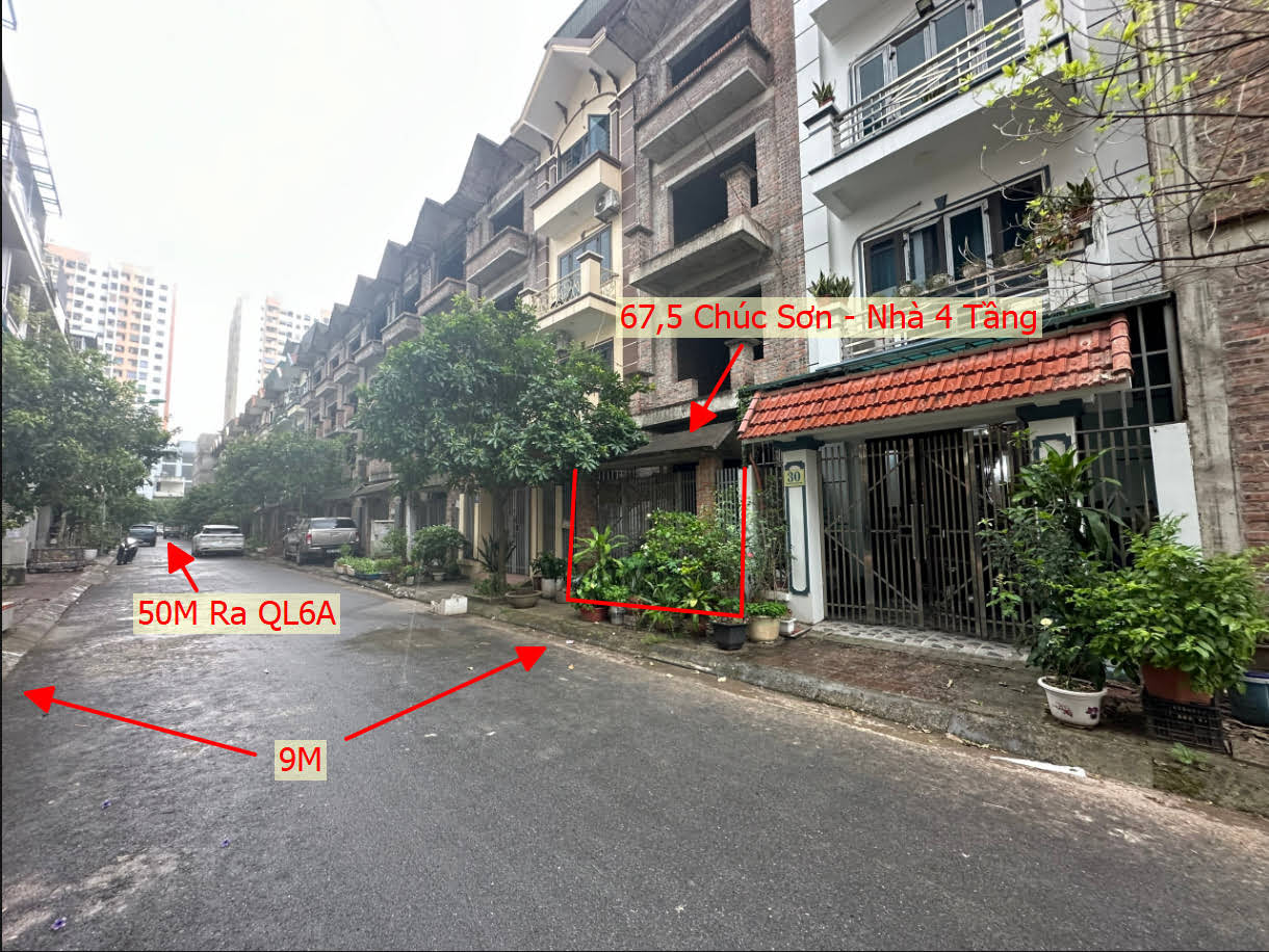 Hình ảnh Bán Nhà Liền Kề Thị Trấn Chúc Sơn Sát Chung Cư Lộc Ninh Cách QL6A Vài Bước Chân