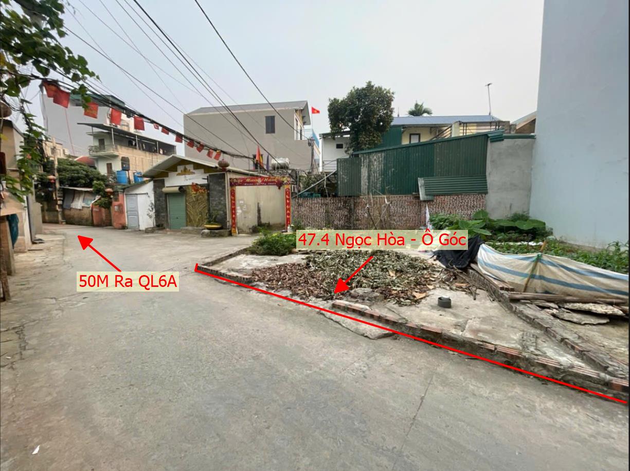 Hình ảnh Bán Lô Góc 2 Mặt Tiên Ô Tô Vào Tận Đất Ngay Sát Mặt Đường Kinh Doanh QL6A Tại Ngọc Hòa Chương Mỹ