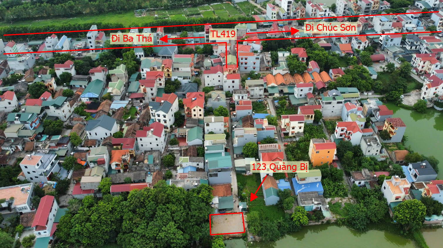 Hình ảnh Bán Đất Full Thổ Cư Sát TL419 Ngay Gần Trung Tâm Xã Quảng Bị Giá Nhỉnh Tỷ