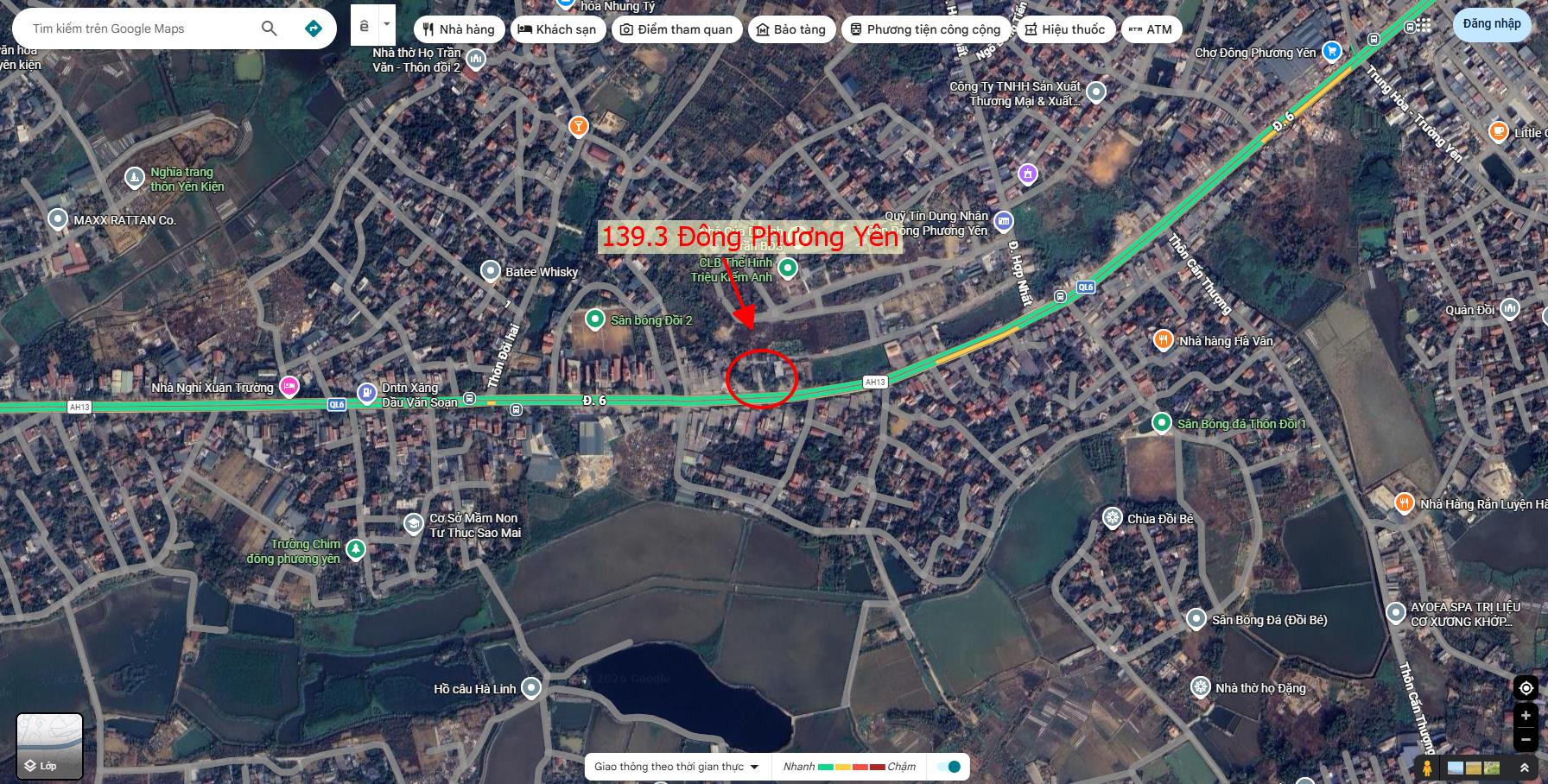 Hình ảnh Bất Động Sản Phú Nghĩa Bán Đất Khu Vực Đông Phương Yên Bám Mặt Đường Kinh Doanh QL6A Đang Mở Rộng