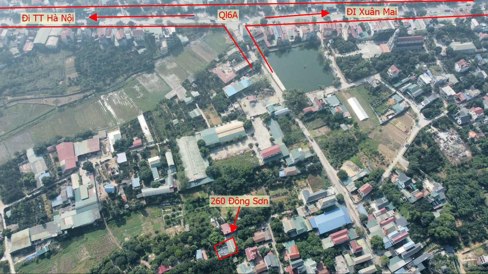 Hình ảnh Bán Đất Đông Sơn Ô Tô Vào Tận Đất Ngay Gần QL6A Đang Triển Khai Mở Rộng 