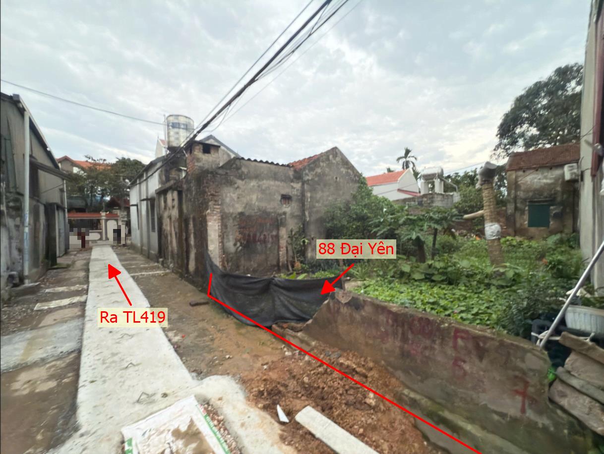 Hình ảnh Bán Đất Đại Yên Ngay Gần Trung Tâm Xã Đại Yên Sát Mặt Đường Kinh Doanh TL419 