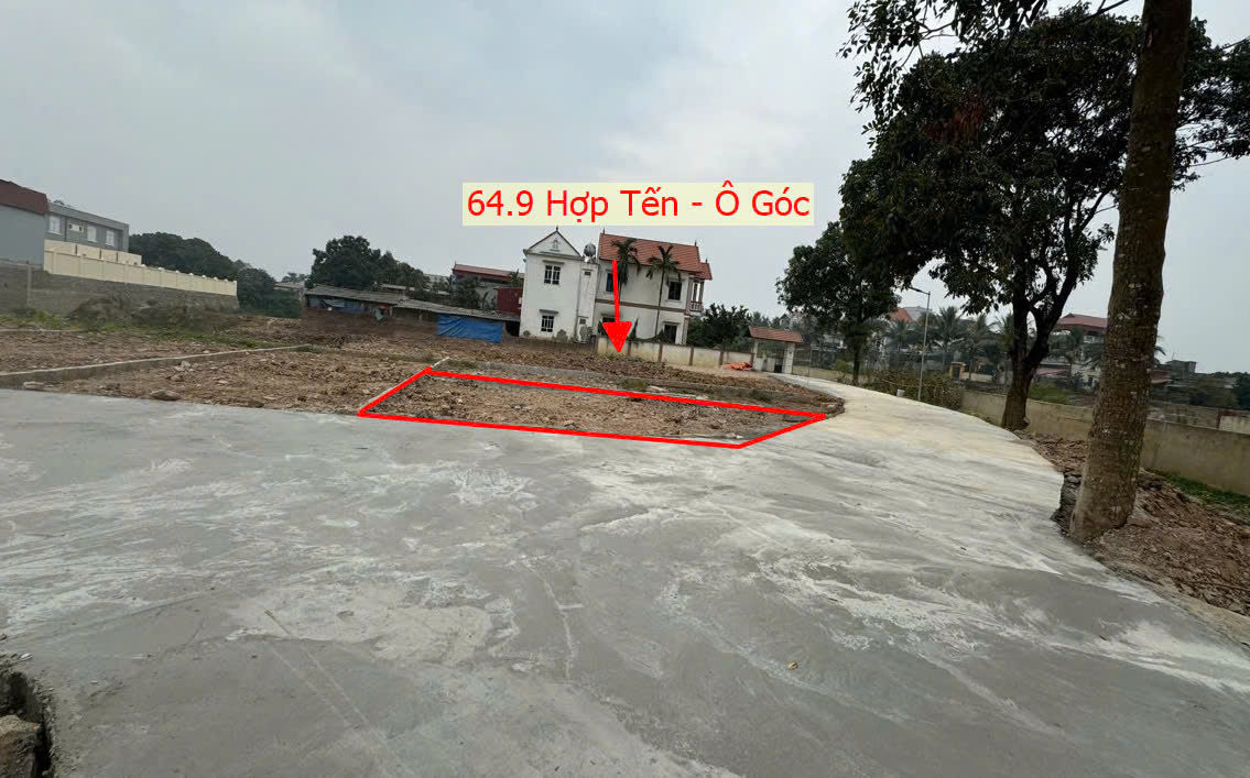 Hình ảnh Bán  Lô Góc 2 Mặt Tiền 64.9M2 Tại Hợp Tiến Mỹ Đức - Đất Phân Lô Xã Hợp Tiến Giá Rẻ