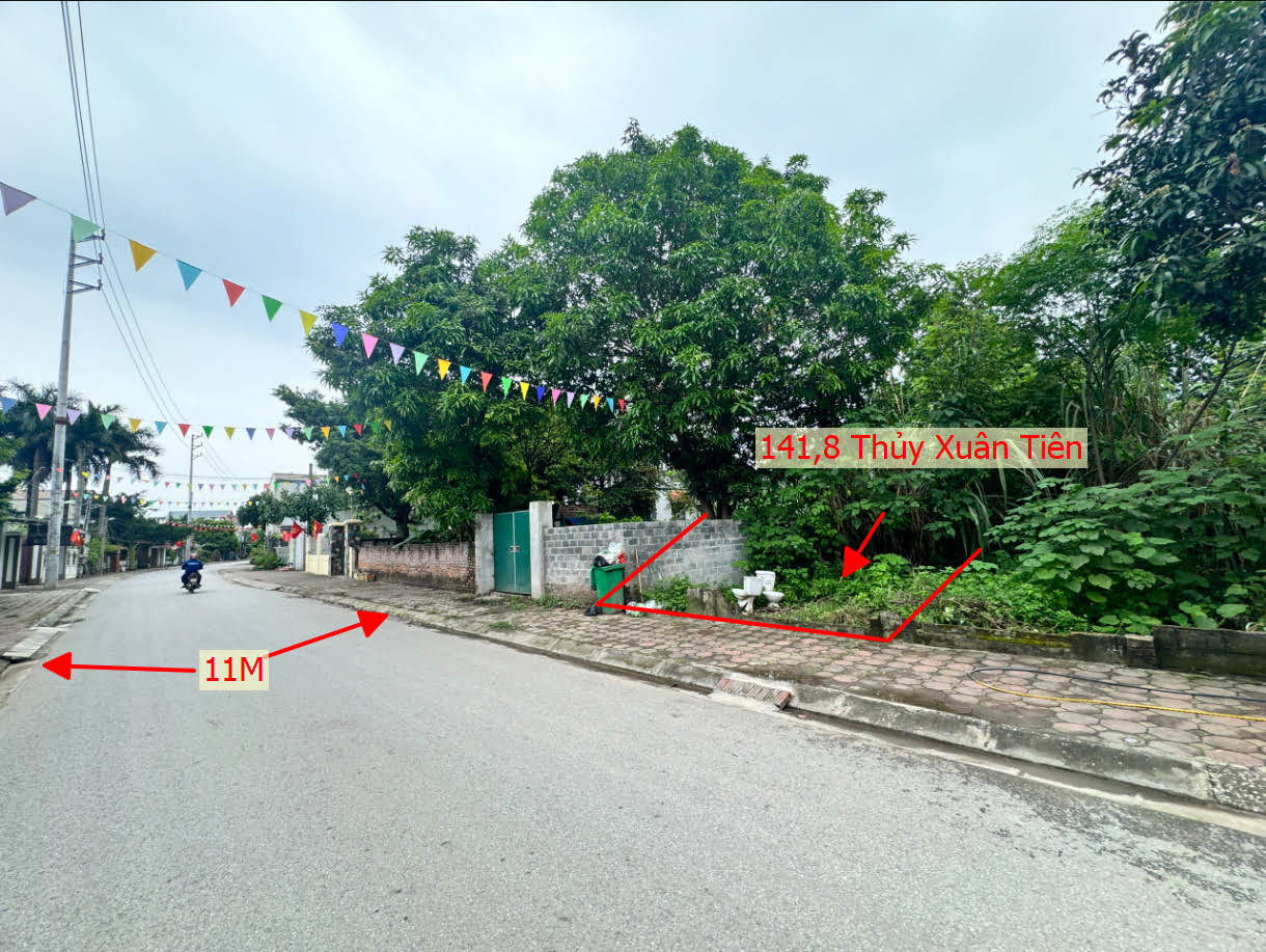 Hình ảnh Bán Thửa Đất 141.8m Tại Thủy Xuân Tiên Mặt Đường Kinh Doanh Liên Huyện Gần QL21A 