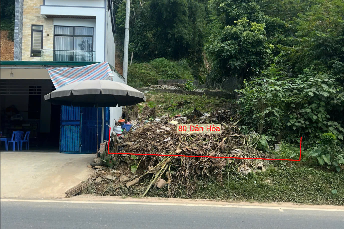 Hình ảnh Bán Đất Dân Hòa Bám Mặt Đường QL6A Ngay Trung Tâm Xã Dân Hòa Giá Chỉ Hơn Tỷ