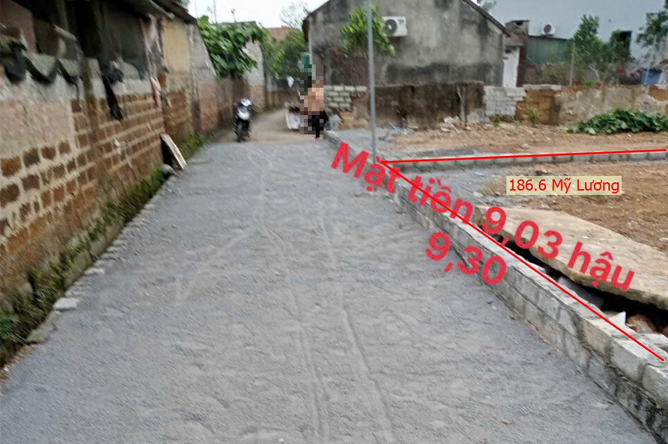 Hình ảnh Bán Thửa Đất 186.6m Tại Mỹ Lương Ô Tô Đỗ Tận Đất Sát Trục Chính Kinh Doanh Liên Xã
