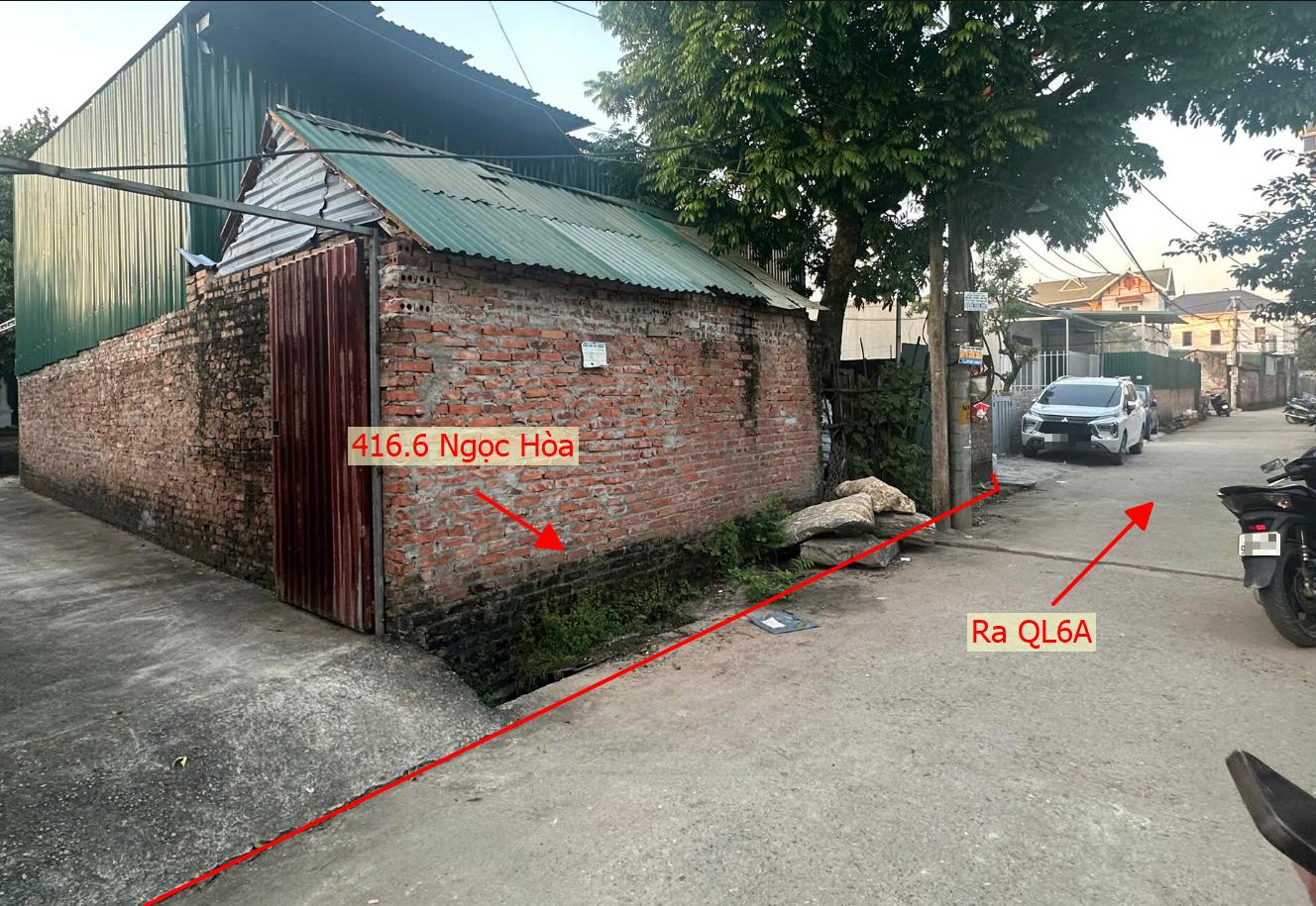 Hình ảnh Bán Thửa Đất 416.6m Tại Ngọc Hòa Đường Thông Ô Tô Sát Trục Chính Kinh Doanh Ngay Gần Đường QL6A 
