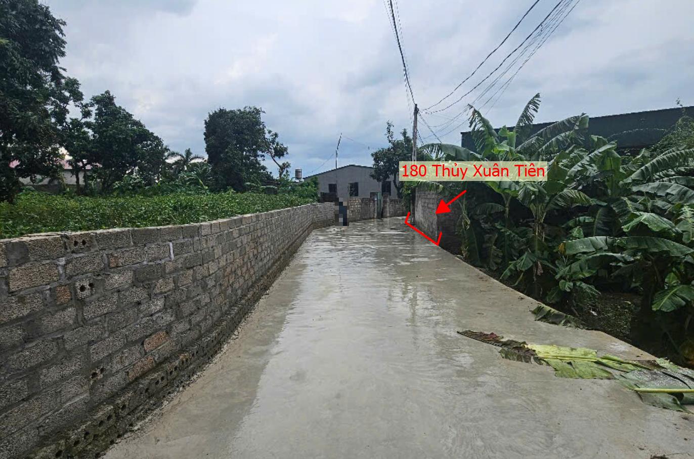 Hình ảnh Bán Thửa Đất 180m Tại Thủy Xuân Tiên Sẵn Nhà Cấp 4 Ô Tô Đỗ Tận Đất Sẵn Nhà Cấp 4 Gần Trục Kinh Doanh Liên Xã