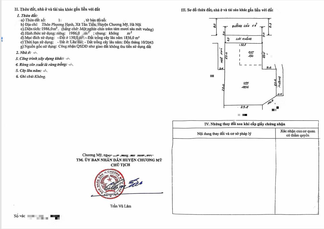 Hình ảnh Bất Động Sản Xuân Mai Bán Đất Khu Vực Tân Tiến Đường Thông Ô Tô Sát Trục Chính Kinh Doanh Liên Xã 