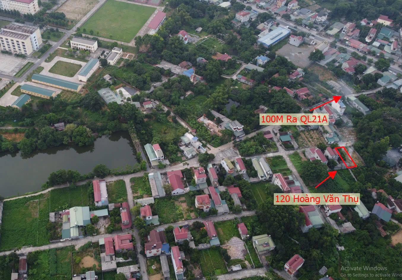 Hình ảnh Bán Đất Tái Định Cư Hoàng Văn Thụ Ngay Sát QL21B Đường Ô Tô Tránh