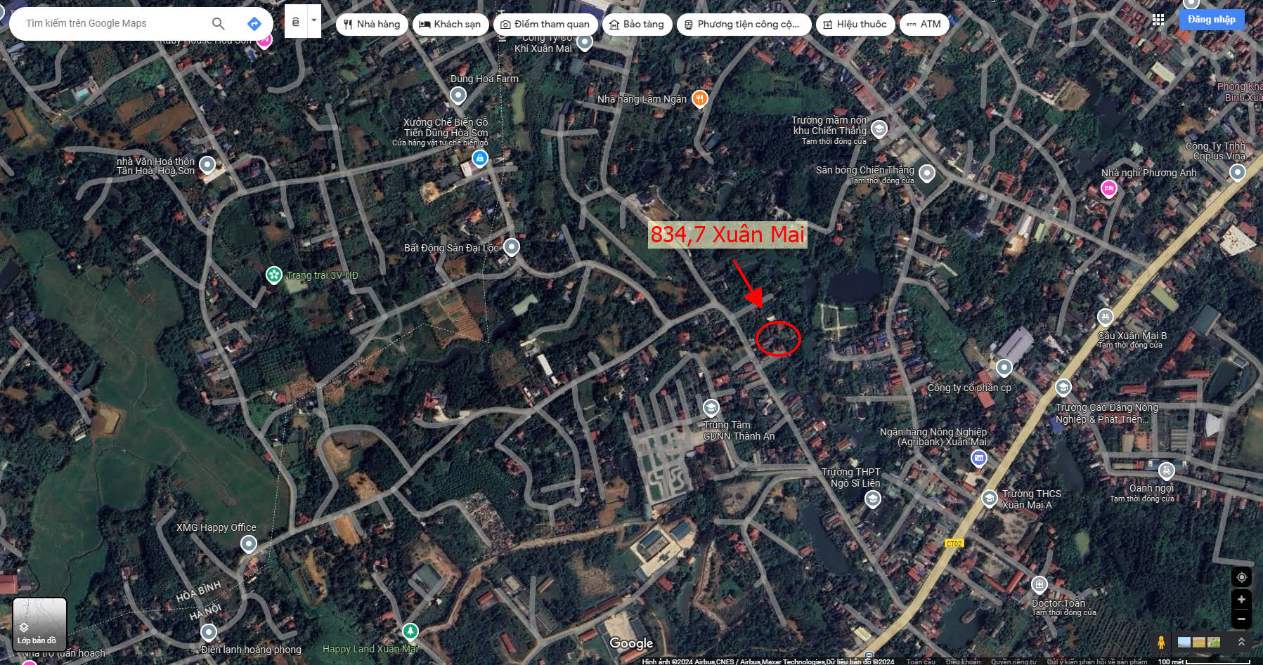 Hình ảnh Bán Nhà Tại Thị Trấn Xuân Mai Chương Mỹ Ô Tô Vào Tận Nhà Sát Trục Kinh Doanh Gần QL6A