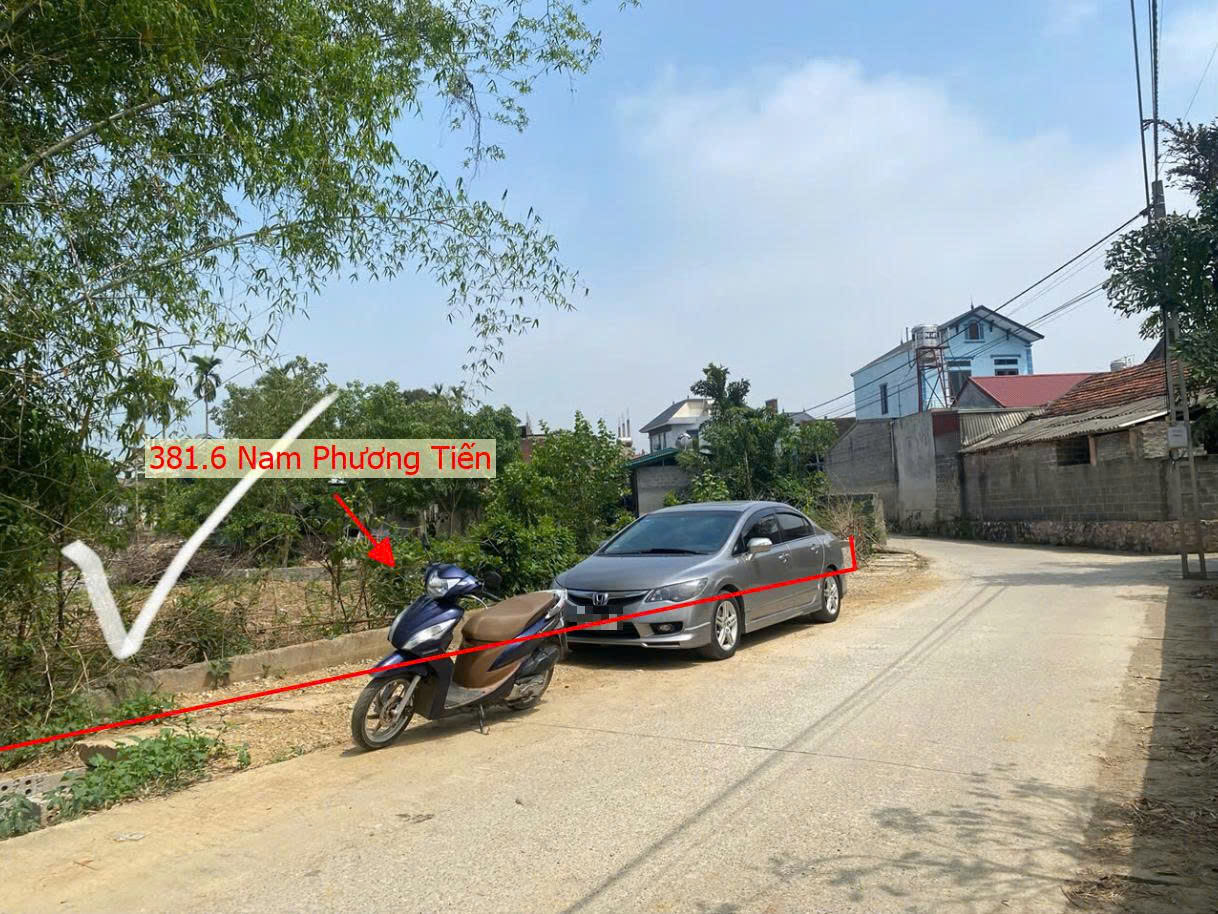 Hình ảnh Bán Thửa Đất 381.6m Tại Nam Phương Tiến Chương Mỹ Đường Ô Tô Tránh Sát Trục Kinh Doanh