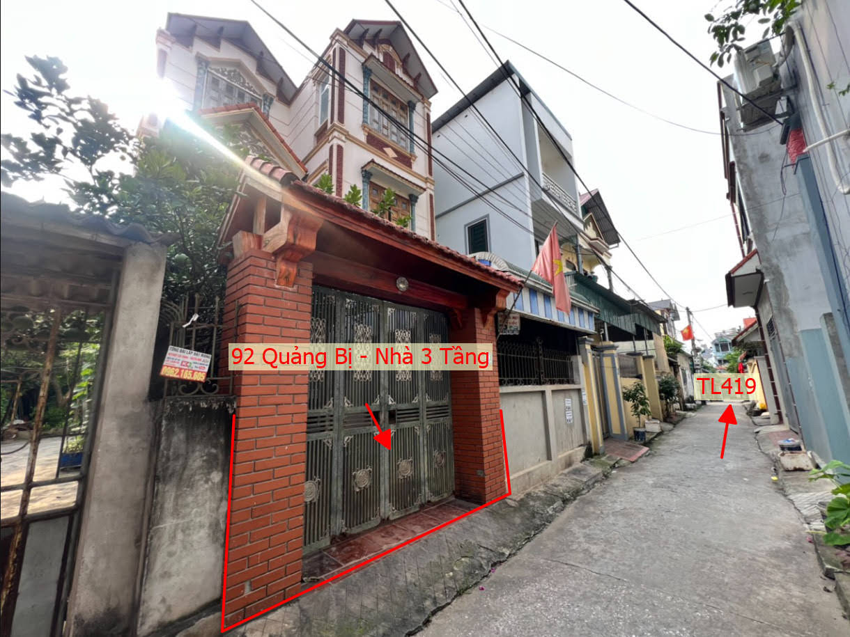 Hình ảnh Bán Nhà Ở Ngay Trung Tâm Xã Quảng Bị Cách Đường TL419 Vài Bước Chân