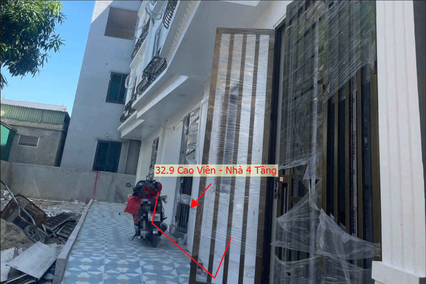 Hình ảnh Bán Nhà 4 Tầng Ngay Trung Tâm Xã Cao Viên Gần Trục Chính Kinh Doanh Liên Xã 