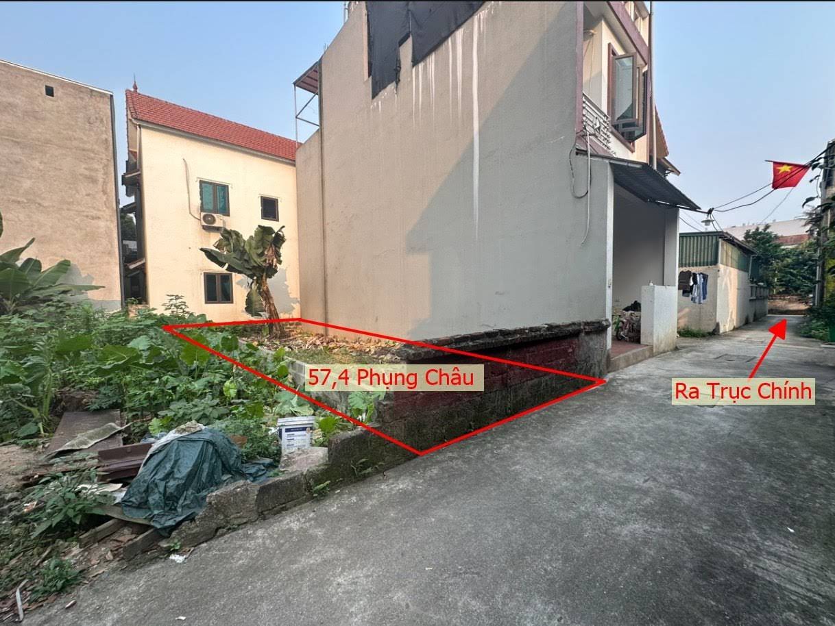 Hình ảnh Bán Thửa Đất 57.4m Tại Phụng Châu Ngay Gần Trung Tâm Hành Chính Xã Sát Trục Liên Huyện 