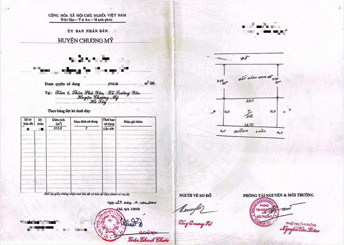Hình ảnh Bán Thửa Đất 312m Tại Trường Yên Mặt Trục Chính Kinh Doanh Thôn Gần QL6A Đang Triển Khai Mở Rộng