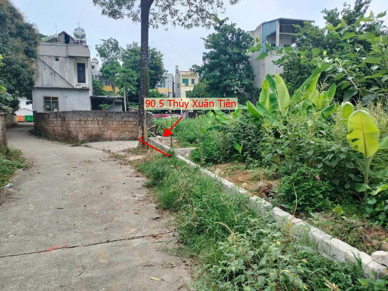 Hình ảnh Bán Thửa Đất 90.5m Tại Thủy Xuân Tiên Ô Tô Đỗ Tận Đất Gần Mặt Đường Kinh Doanh QL21A