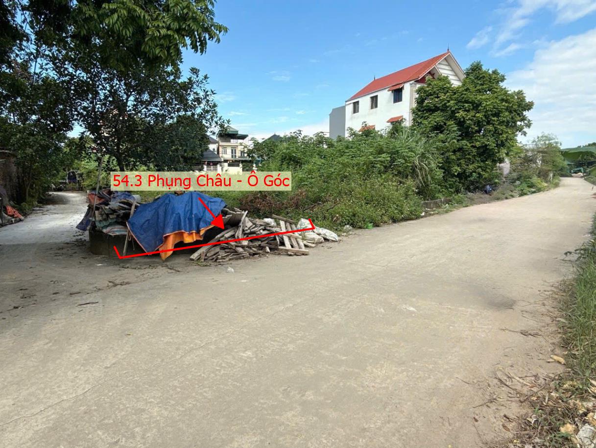 Hình ảnh Bán Lô Góc 2 Mặt Tiền 54.3m Tại Phụng Châu Chương Mỹ Đường Ô Tô Tránh Sát Trục Liên Huyện 